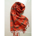 Fashion new arrival checked viscose scarf